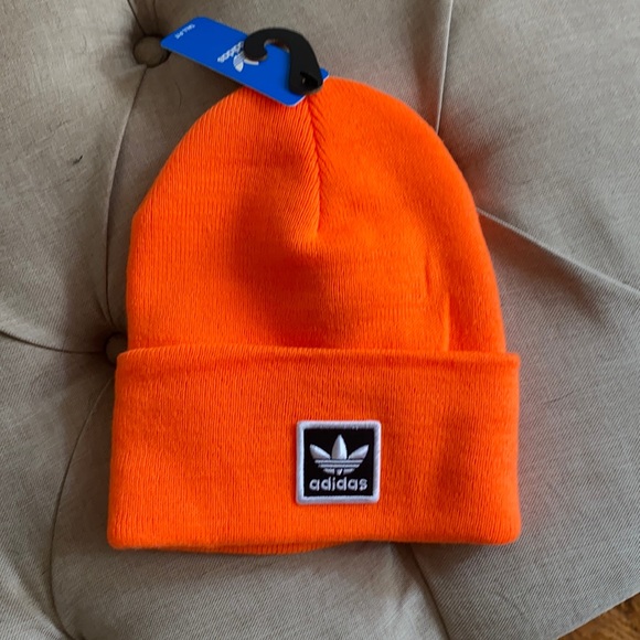 adidas Accessories - NWT Adidas utility beanie orange